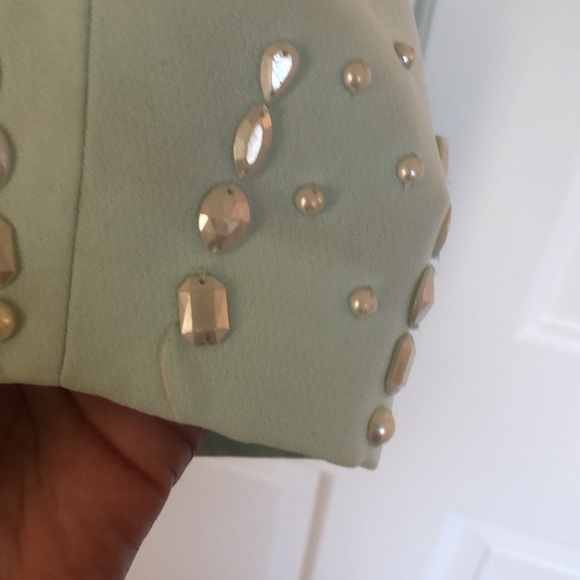 Emily Brand Mint Green Skirt Set - Picture 3 of 10